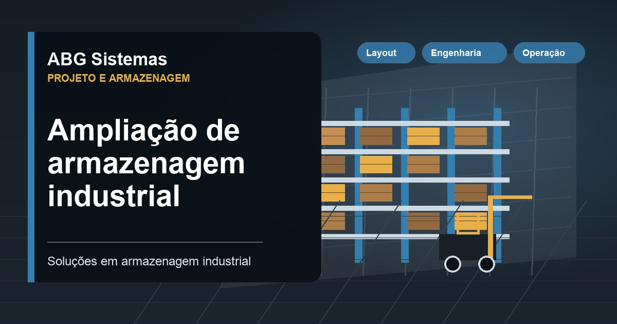 Ampliação de armazenagem industrial