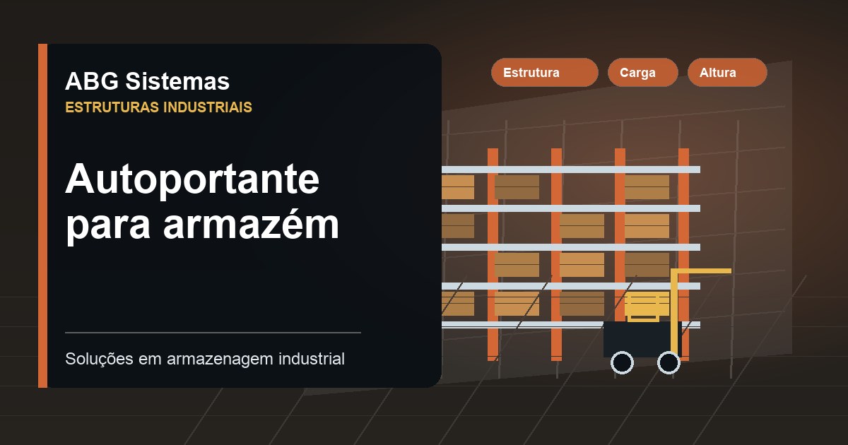 Autoportante para armazém