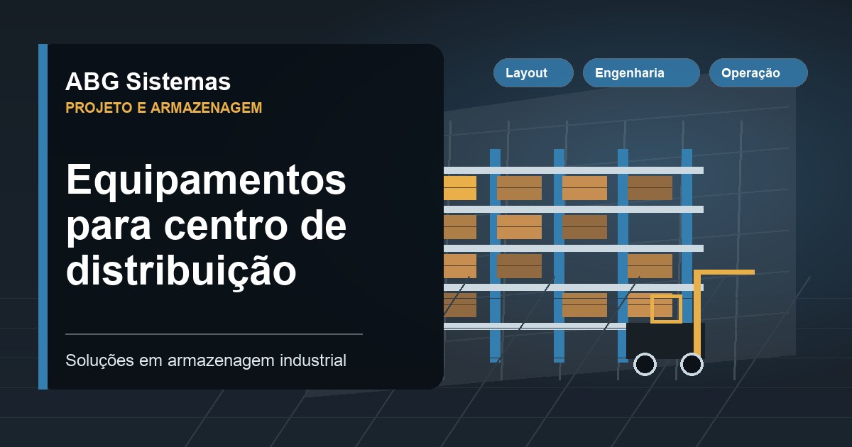 Equipamentos para centro de distribuição