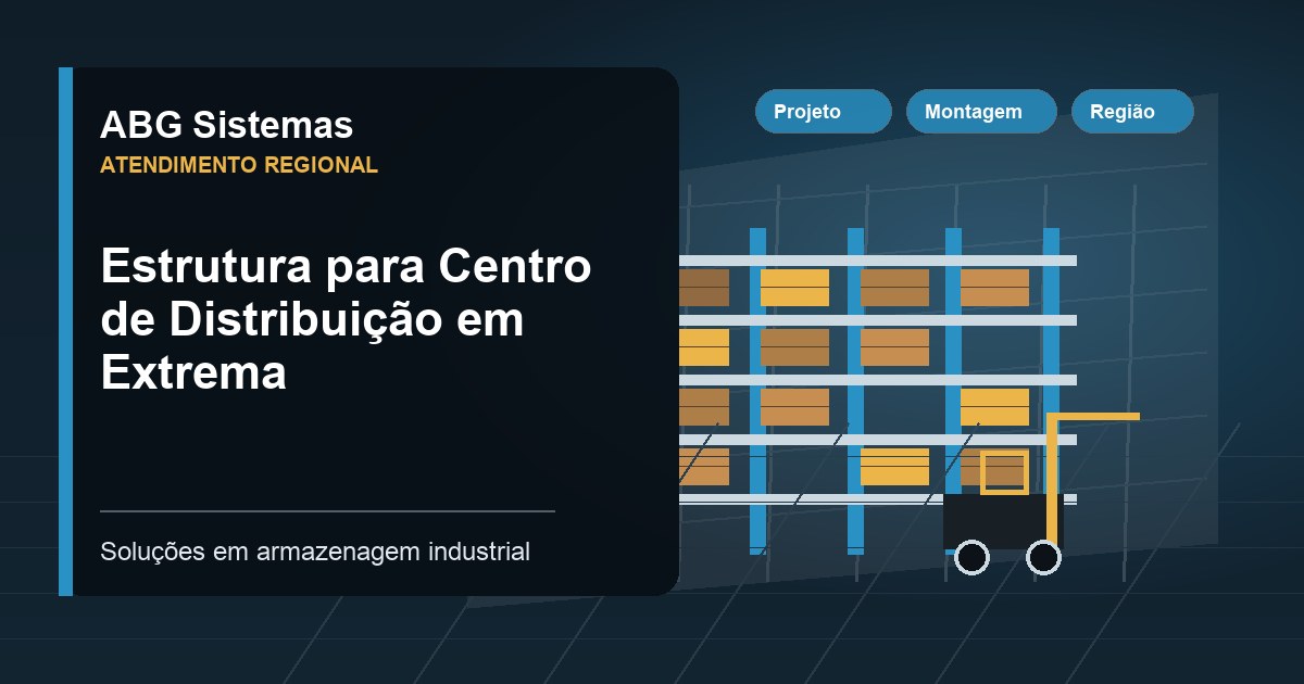 Estrutura para Centro de Distribuição em Extrema