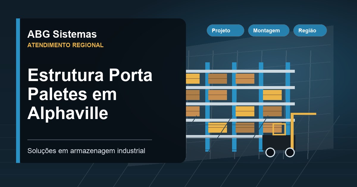 Estrutura Porta Paletes em Alphaville
