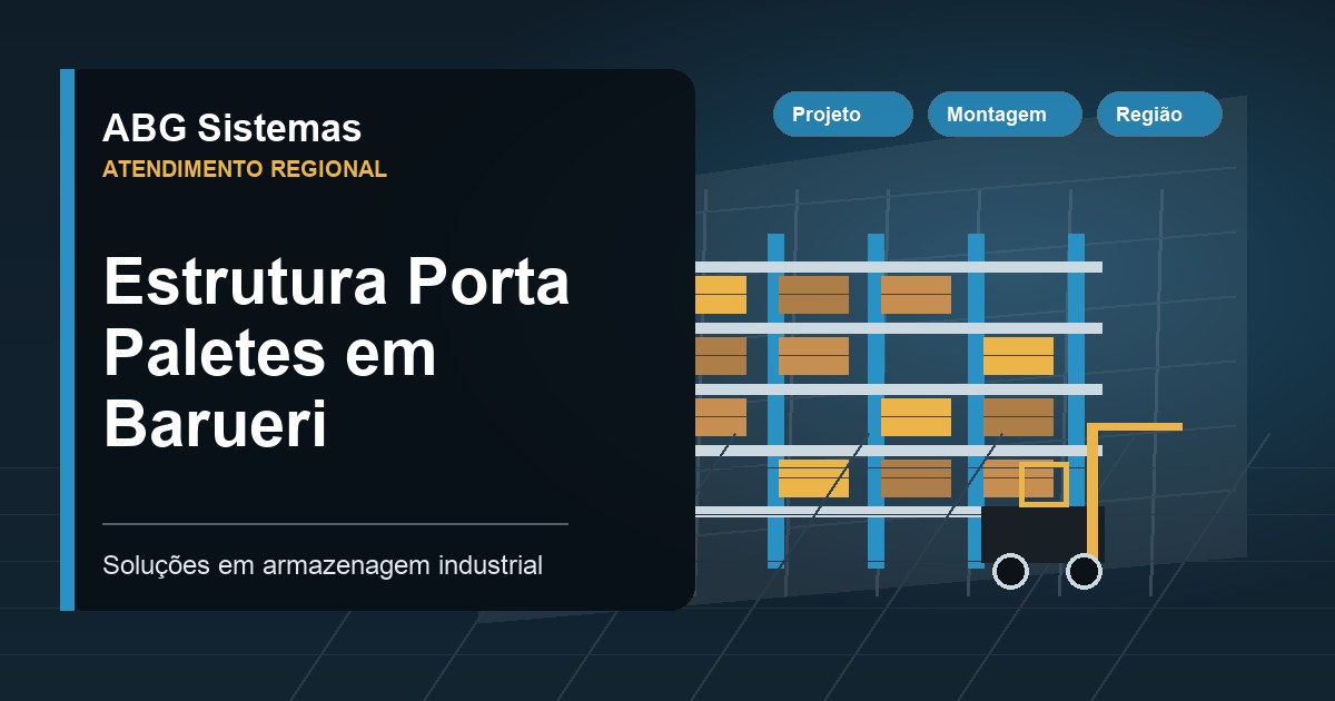 Estrutura Porta Paletes em Barueri
