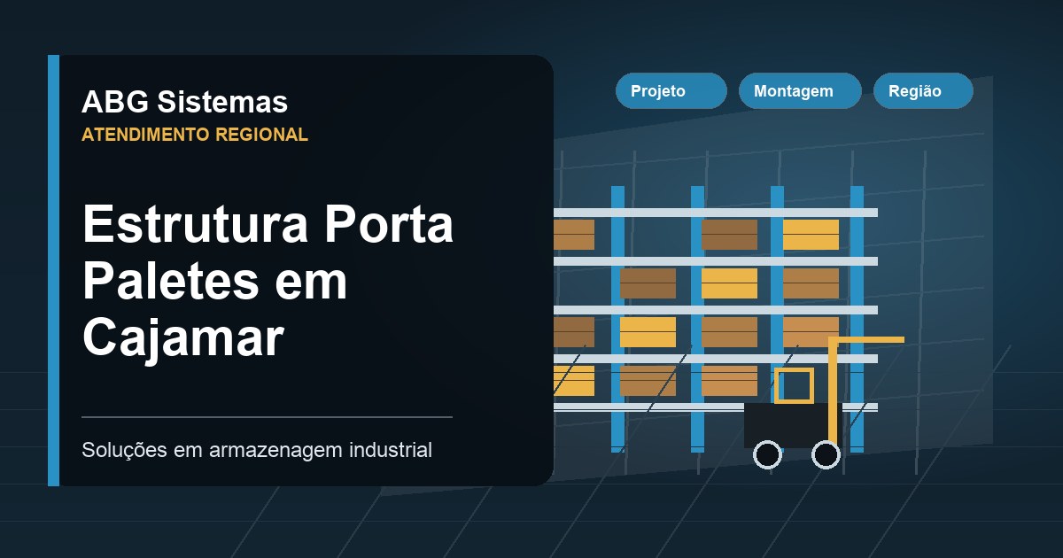 Estrutura Porta Paletes em Cajamar
