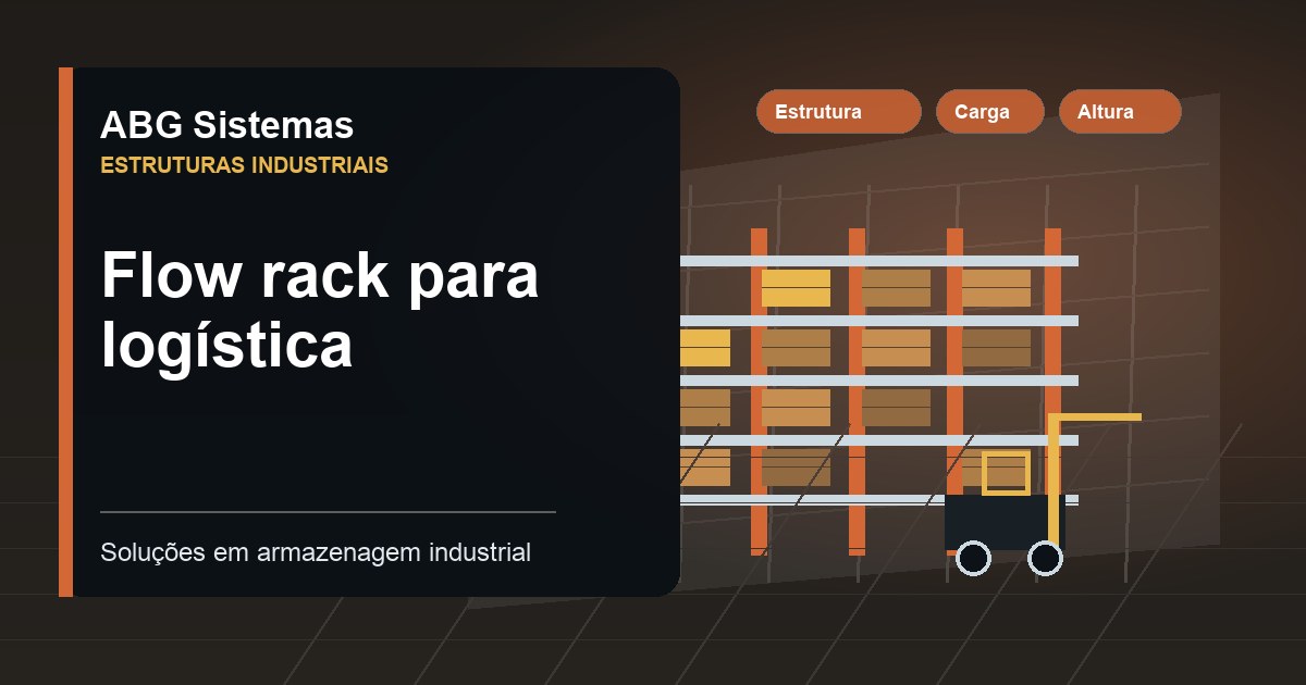 Flow rack para logística