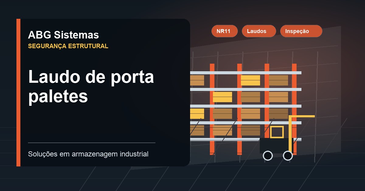 Laudo de porta paletes