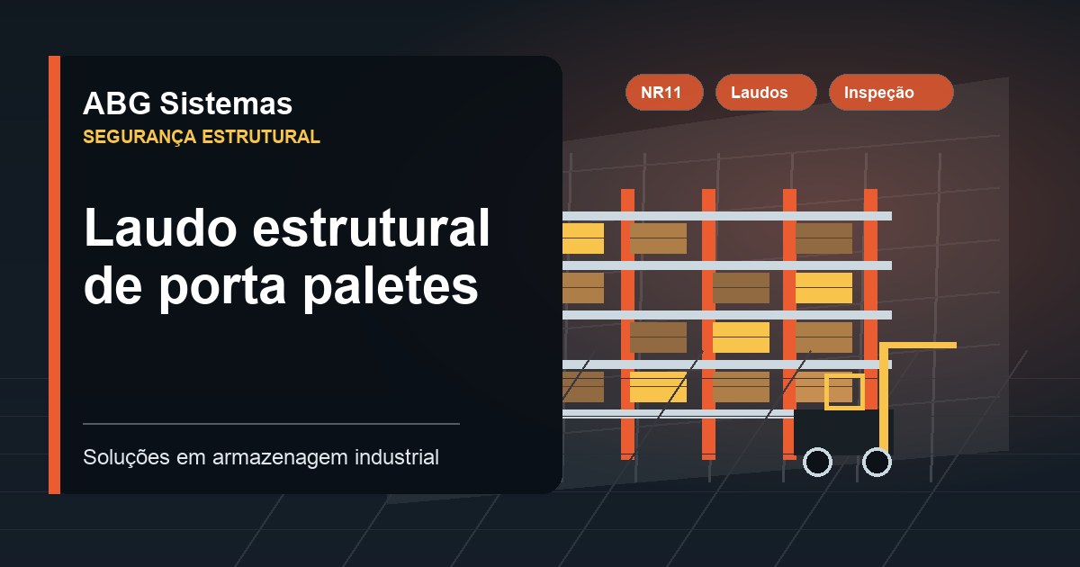 Laudo estrutural de porta paletes
