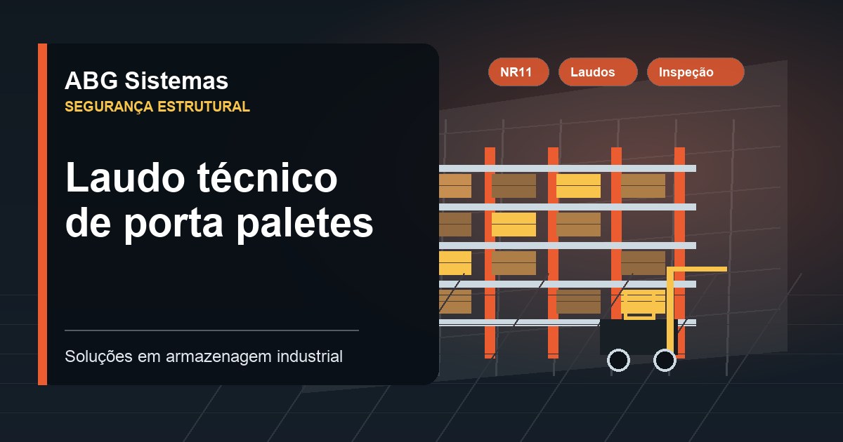 Laudo técnico de porta paletes