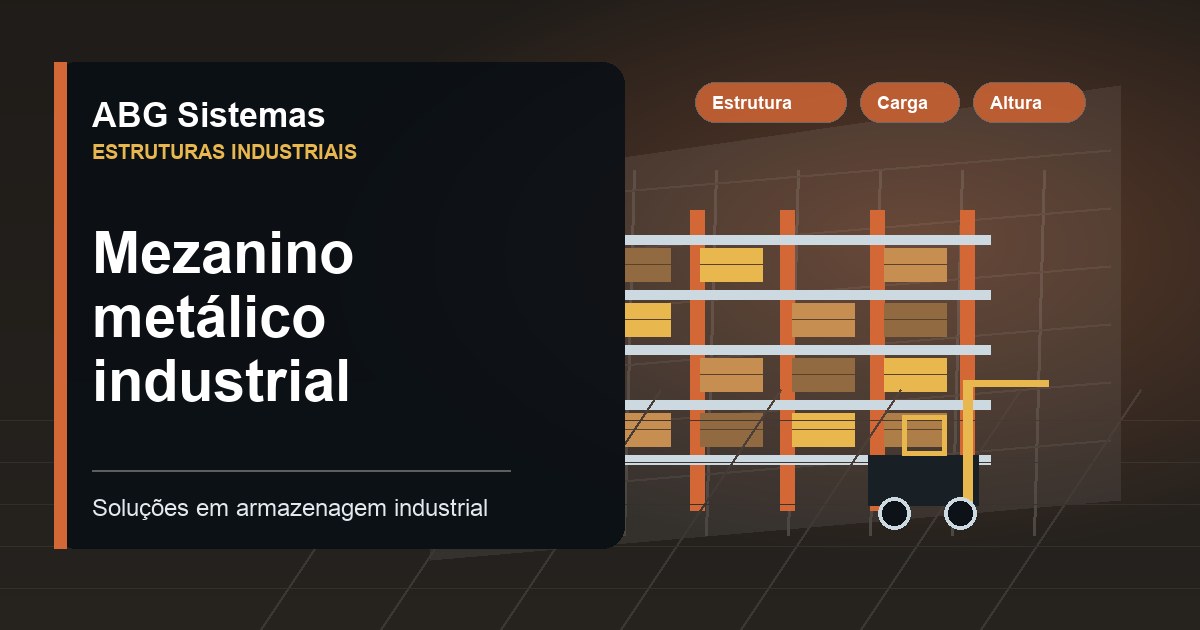 Mezanino metálico industrial