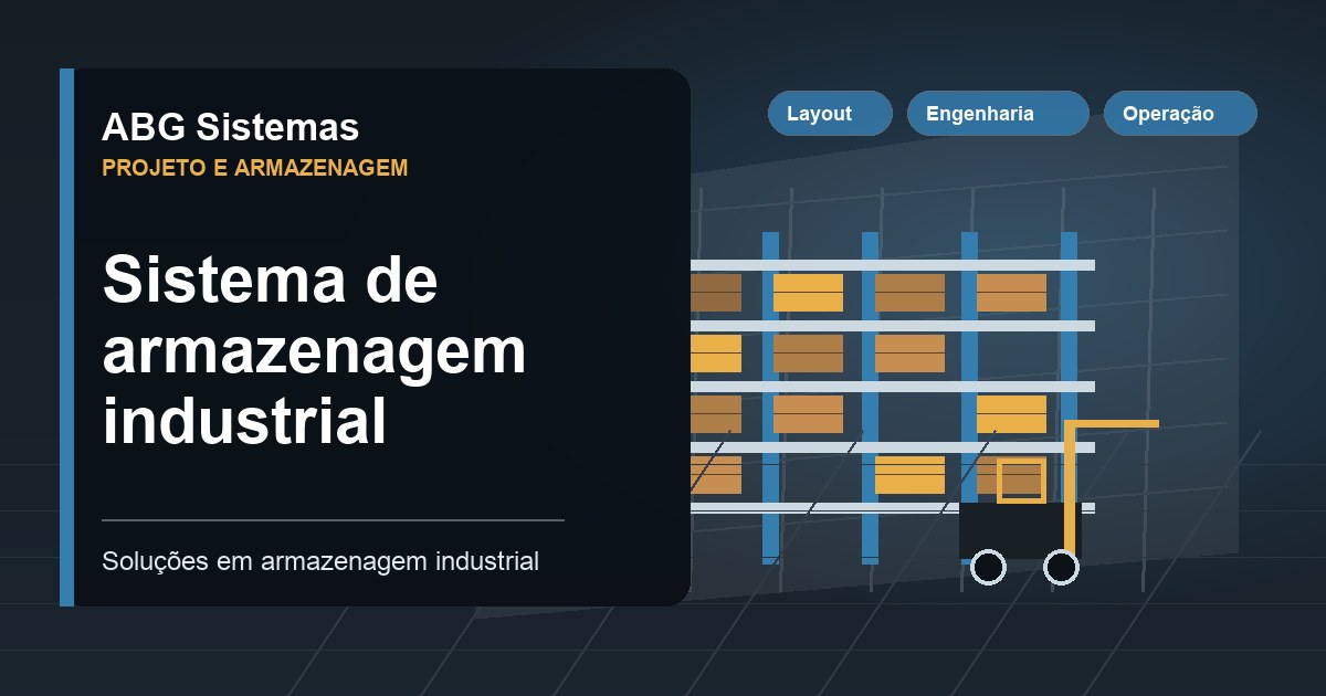 Sistema de armazenagem industrial