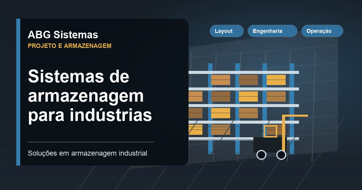 Sistemas de armazenagem para indústrias